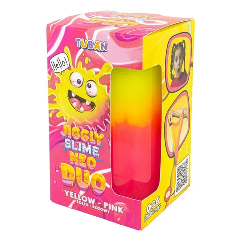 ⁨Slime Jiggly Neo Duo żółto-różowy 430g⁩ w sklepie Wasserman.eu