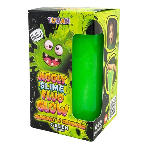 ⁨Slime Jiggly Fluo Glow zielony 430g⁩ w sklepie Wasserman.eu