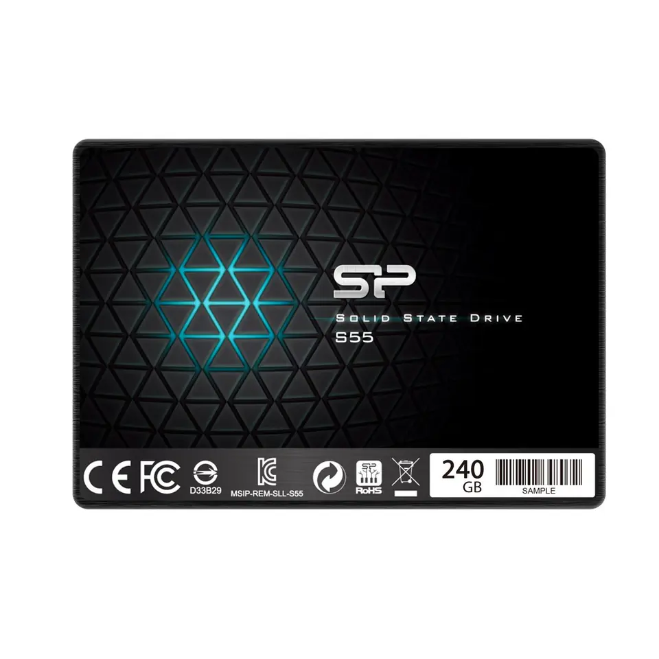 ⁨Dysk SSD Silicon Power S55 240GB 2,5" SATA III 550/450 MB/s (SP240GBSS3S55S25)⁩ w sklepie Wasserman.eu