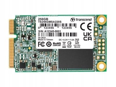 ⁨Dysk SSD TRANSCEND TS256GMSA220S (256 GB )⁩ w sklepie Wasserman.eu