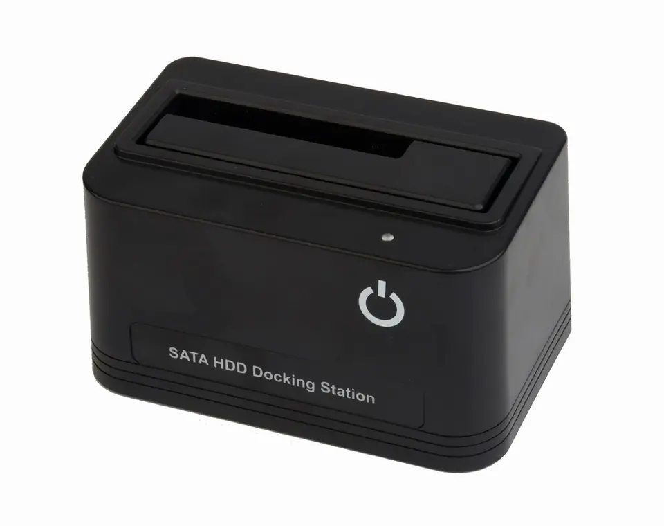 ⁨Gembird HD32-U2S-5 docking station for 2.5 "and 3.5" hard drives USB 2.0 Type-A Black⁩ at Wasserman.eu