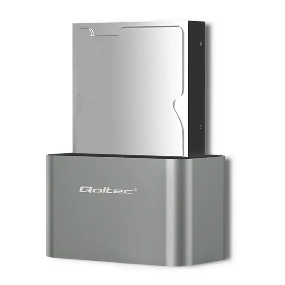 Qoltec 5315 Docking station HDD/SSD | 2.5"/3.5" SATA | USB 3.0 at Wasserman.eu