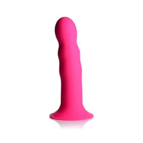 ⁨XR Brands Wavy model z przyssawką i strukturą powierzchniową 18 cm⁩ w sklepie Wasserman.eu