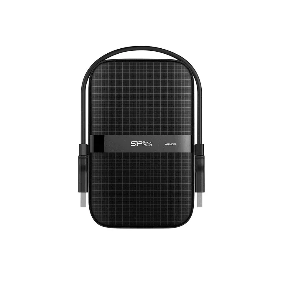 ⁨Silicon Power Armor A60 1TB 2.5" USB 3.2 5400rpm Black External Drive⁩ at Wasserman.eu