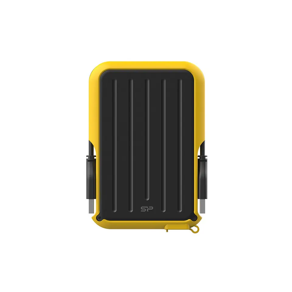 ⁨Dysk zewnętrzny HDD Silicon Power Armor A66 (4TB; 2,5"; USB 3.2; Yellow; SP040TBPHD66LS3Y)⁩ w sklepie Wasserman.eu