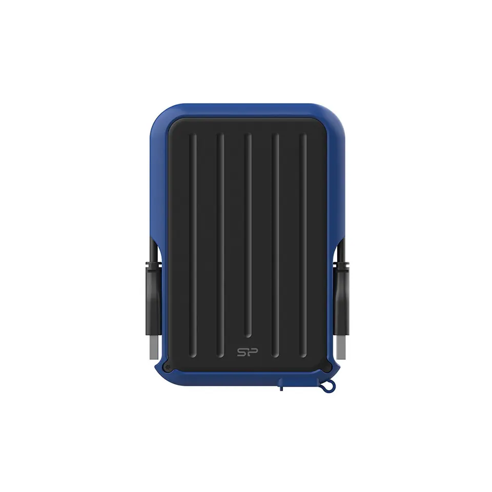 ⁨Dysk zewnętrzny HDD Silicon Power Armor A66 (1TB; 2,5"; USB 3.2; Blue; SP010TBPHD66SS3B)⁩ w sklepie Wasserman.eu