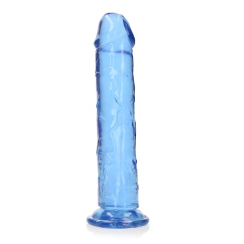 ⁨RealRock Crystal Clear 23 cm - model z przyssawką, przezroczysty⁩ w sklepie Wasserman.eu