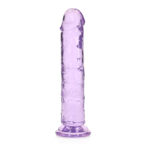 ⁨RealRock Crystal Clear 18 cm - model przezroczysty z przyssawką⁩ w sklepie Wasserman.eu