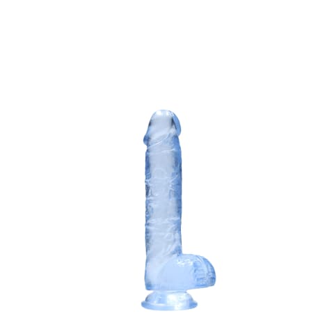 ⁨RealRock Crystal Clear 17 cm - Model anatomiczny z przyssawką⁩ w sklepie Wasserman.eu
