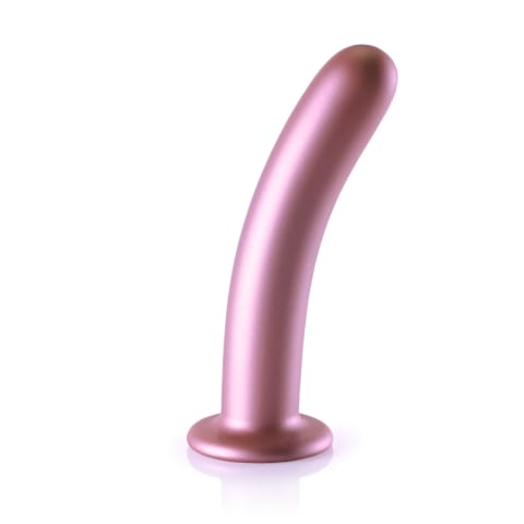 ⁨Ouch! Smooth Silicone 17 cm - anatomiczny model z przyssawką, metaliczny⁩ w sklepie Wasserman.eu
