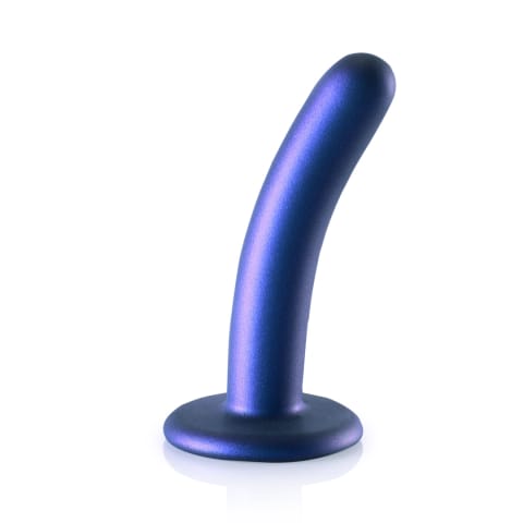 ⁨Ouch! Smooth Silicone Dildo 12 cm z przyssawką, metaliczny kolor⁩ w sklepie Wasserman.eu