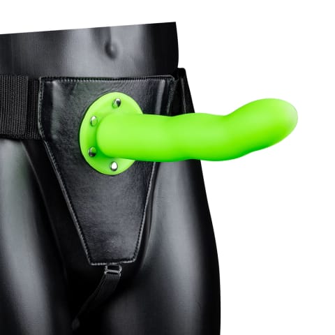 ⁨Ouch! Hollow Strap-On świecący w ciemności 20 cm, regulowany pasek⁩ w sklepie Wasserman.eu
