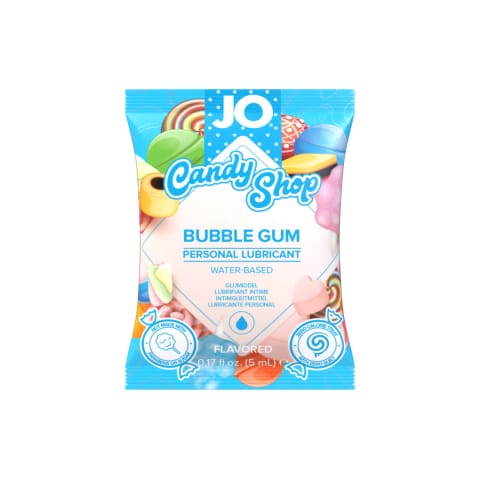 ⁨System JO H2O Candy Shop Bubblegum 5 ml - żel nawilżający, saszetka⁩ w sklepie Wasserman.eu