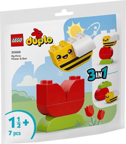 ⁨Klocki DUPLO 30686 Mój pierwszy kwiatek i pszczoła⁩ w sklepie Wasserman.eu
