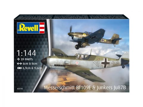 ⁨Model plastikowy Samolot ME BF109E & Junkers JU87B 1/144⁩ w sklepie Wasserman.eu