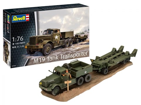 ⁨Plastic model Pojazd M19 Tank Transporter 1/72⁩ at Wasserman.eu