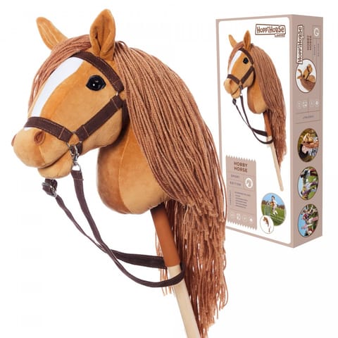 ⁨Horse on a stick HOPPIHORSE Hobby Horse A3 Chestnut⁩ at Wasserman.eu