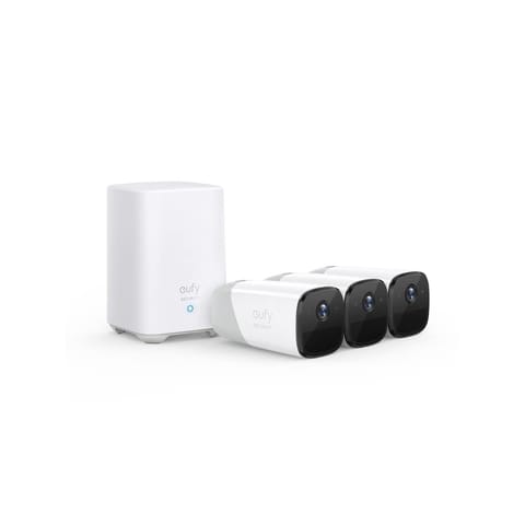⁨Zestaw kamer Eufy Cam 2 Pro 3+1 - EU/ES/FR/ES biało-szary⁩ w sklepie Wasserman.eu