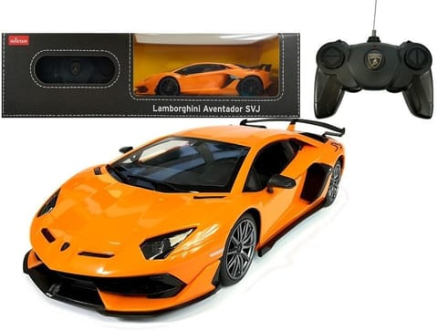 ⁨Auto R/C Lamborghini Aventador Rastar 1:24 Orange⁩ w sklepie Wasserman.eu
