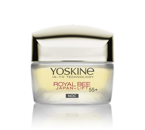 ⁨YOSKINE Royal Bee Japan-Lift 55+ Krem przeciwzmarszczkowy z peptydami na noc 50 ml⁩ w sklepie Wasserman.eu