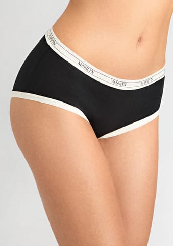 ⁨FIGI MARILYN PANTY COTTON KAREN BLACK (kolor black, rozmiar L/XL)⁩ w sklepie Wasserman.eu