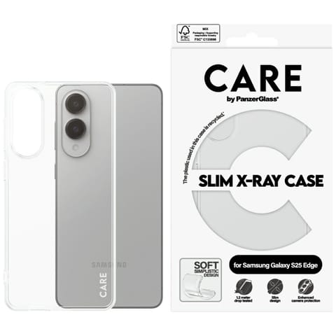 ⁨Etui CARE by PanzerGlass Fashion X-Ray   do Samsung Galaxy S25 Edge przezroczysty⁩ w sklepie Wasserman.eu