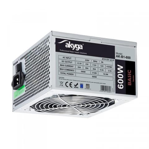 ⁨POWER SUPPLY ATX 600W B1⁩ at Wasserman.eu