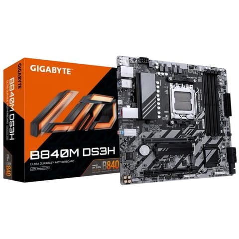 ⁨Płyta główna B840M DS3H AM5 4DDR5 HDMI/2DP mATX⁩ w sklepie Wasserman.eu