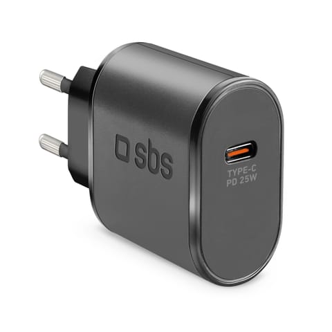 ⁨Ładowarka sieciowa Power Delivery USB-C 25W - czarna⁩ w sklepie Wasserman.eu