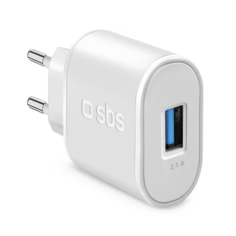 ⁨Ładowarka sieciowa USB-A 10W - biała⁩ w sklepie Wasserman.eu