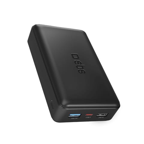 ⁨Powerbank 20000 mAh USB-A USB-C - czarny⁩ w sklepie Wasserman.eu