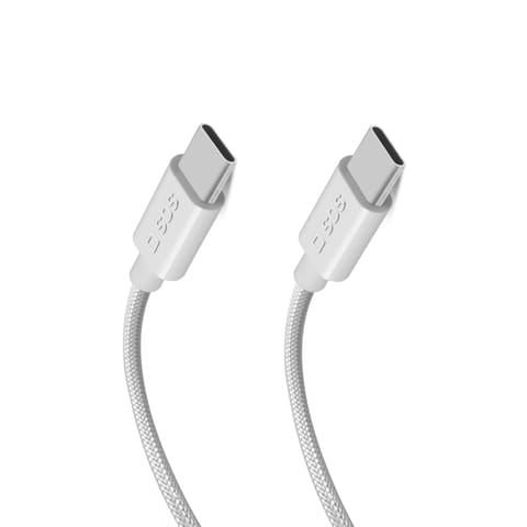 ⁨Kabel przewód PD USB-C 60W 2m - szary⁩ w sklepie Wasserman.eu