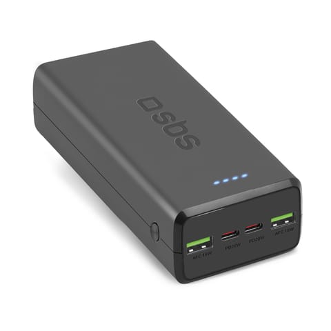 Powerbank 30000 mAh USB-C USB-A - czarny w sklepie Wasserman.eu