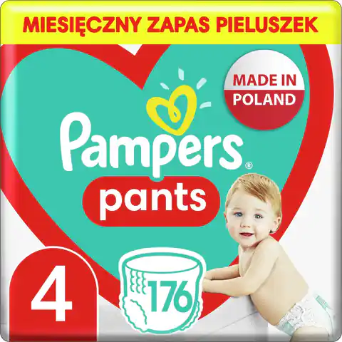 ⁨Pampers Pants Boy/Girl 4 176 pc(s)⁩ at Wasserman.eu