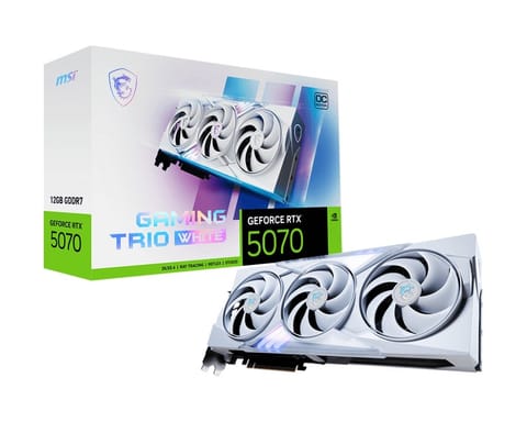 Graphics card GeForce RTX 5070 12G GAMING TRIO OC WHITE GDDR7 192bit at Wasserman.eu