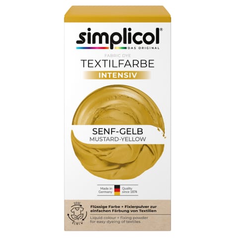 ⁨Simplicol Intensiv Barwnik do Tkanin Senf Gelb Musztardowy⁩ w sklepie Wasserman.eu
