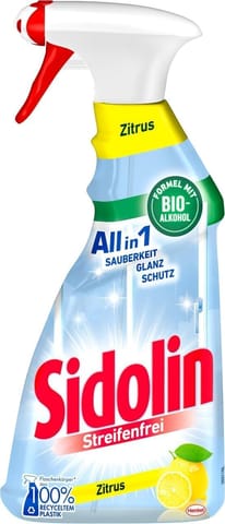 ⁨Sidolin Zitrus Płyn do Szyb 500 ml⁩ w sklepie Wasserman.eu