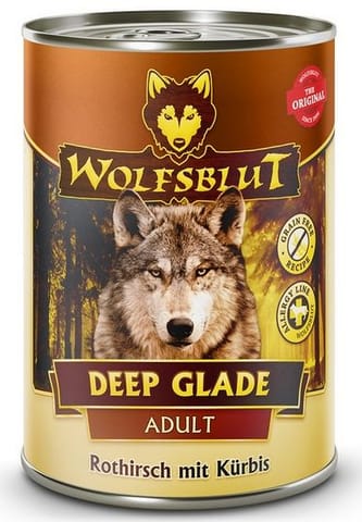 ⁨Wolfsblut Dog Deep Glade - jeleń i bawół puszka 395g⁩ w sklepie Wasserman.eu