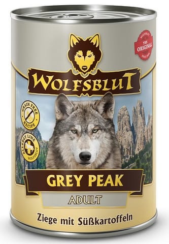 ⁨Wolfsblut Dog Grey Peak - koza i bataty puszka 395g⁩ w sklepie Wasserman.eu