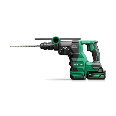 ⁨MŁOTOWIERTARKA AKUM. 18V WYMIENNY UCHWYT 2*5.0AH HITSYSTEM⁩ w sklepie Wasserman.eu