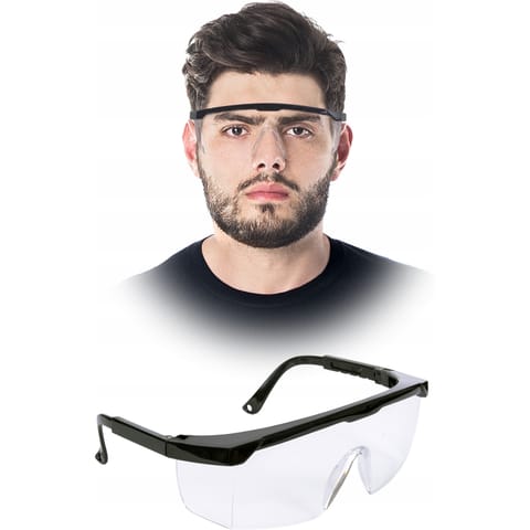 ⁨Okulary ochronne REIS FRAMBER przeciwodpryskowe przezroczyste (GOG-FRAMBER TB UNI)⁩ w sklepie Wasserman.eu