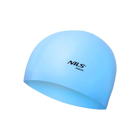 ⁨NQC JEDNOKOLOROWY BL01 JASNONIEBIESKI CZEPEK SILIKONOWY NILS AQUA⁩ w sklepie Wasserman.eu