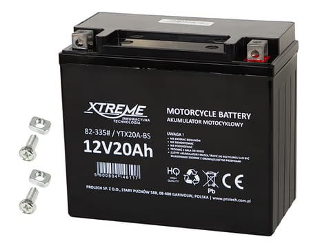 ⁨82-335# Akumulator motocyklowy 12v 20ah xtreme⁩ w sklepie Wasserman.eu