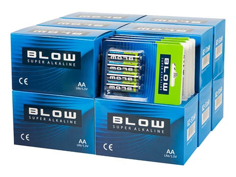 ⁨Bateria  BLOW SUPER ALKALINE AA LR6 blister karton⁩ w sklepie Wasserman.eu