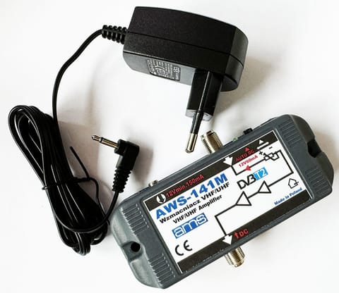 ⁨Wzmacniacz antenowy AMS (AWS-141M)⁩ w sklepie Wasserman.eu