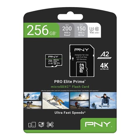 ⁨Memory card microSDXC Elite Prime 256GB + adapter SD⁩ at Wasserman.eu