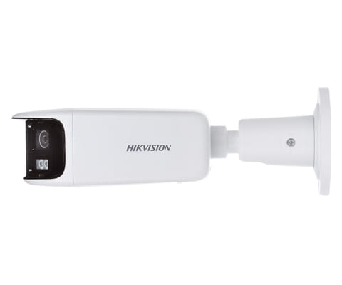 ⁨KAMERA IP DS-2CD2T46G2P-ISU/SL(2.8MM)(C)/PL PANORAMICZNA AcuSense - 4 Mpx 2 x 2.8 mm Hikvision⁩ w sklepie Wasserman.eu