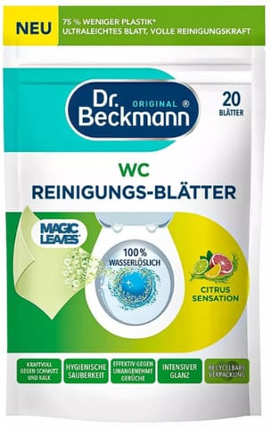 ⁨Dr. Beckmann Listki do Czyszczenia WC Citrus Sensacja 20 szt.⁩ w sklepie Wasserman.eu