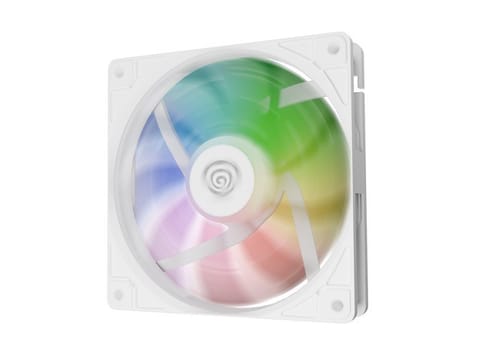 ⁨Wentylator GENESIS OXAL 120 ARGB biały⁩ w sklepie Wasserman.eu