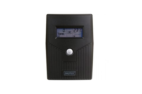 ⁨UPS Line-Ineractive LCD BASIC, 800VA/480W, 1x12V/9A, AVR, 2x Schuko CEE 7/3⁩ w sklepie Wasserman.eu